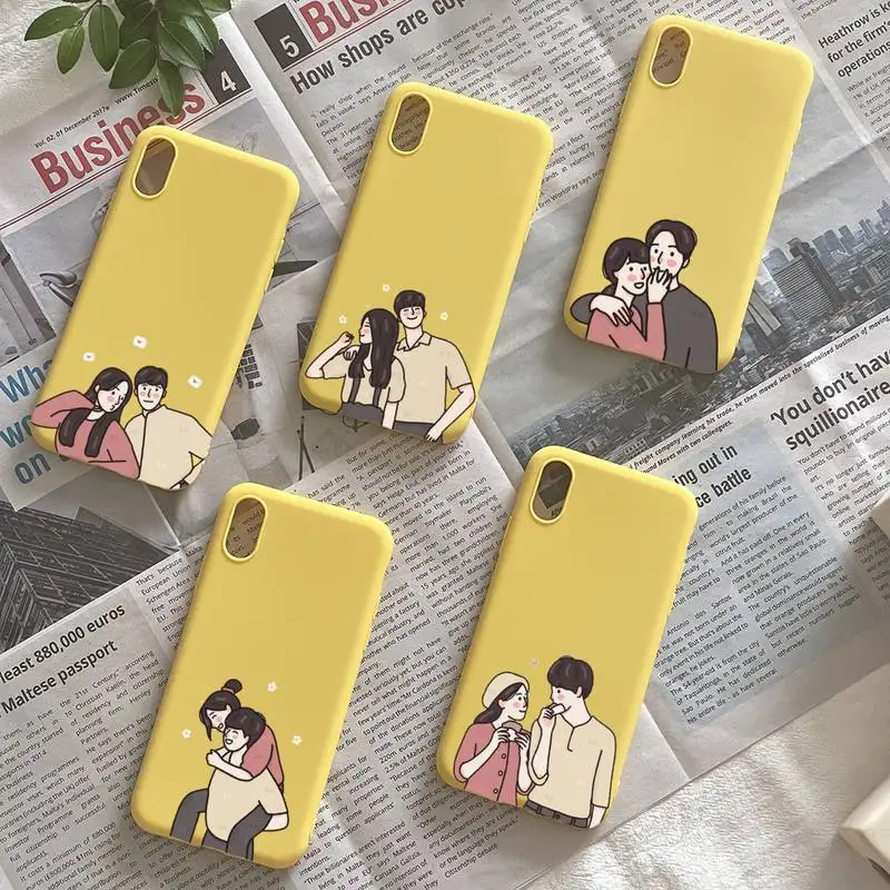 

Влюбленный чехол для телефона Fundas, оболочка, чехол для телефона Iphone 6 7 8 Plus X Xs Xr 11 12 13 Mini Pro Max