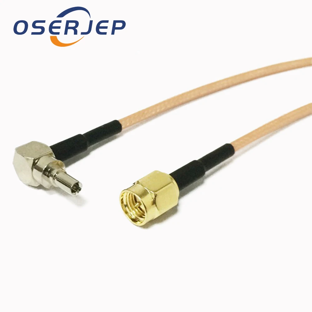 RF Pigtail SMA male К CRC9 90 градусный разъем RG316 коаксиальный кабель 15 см адаптер 3G usb модем