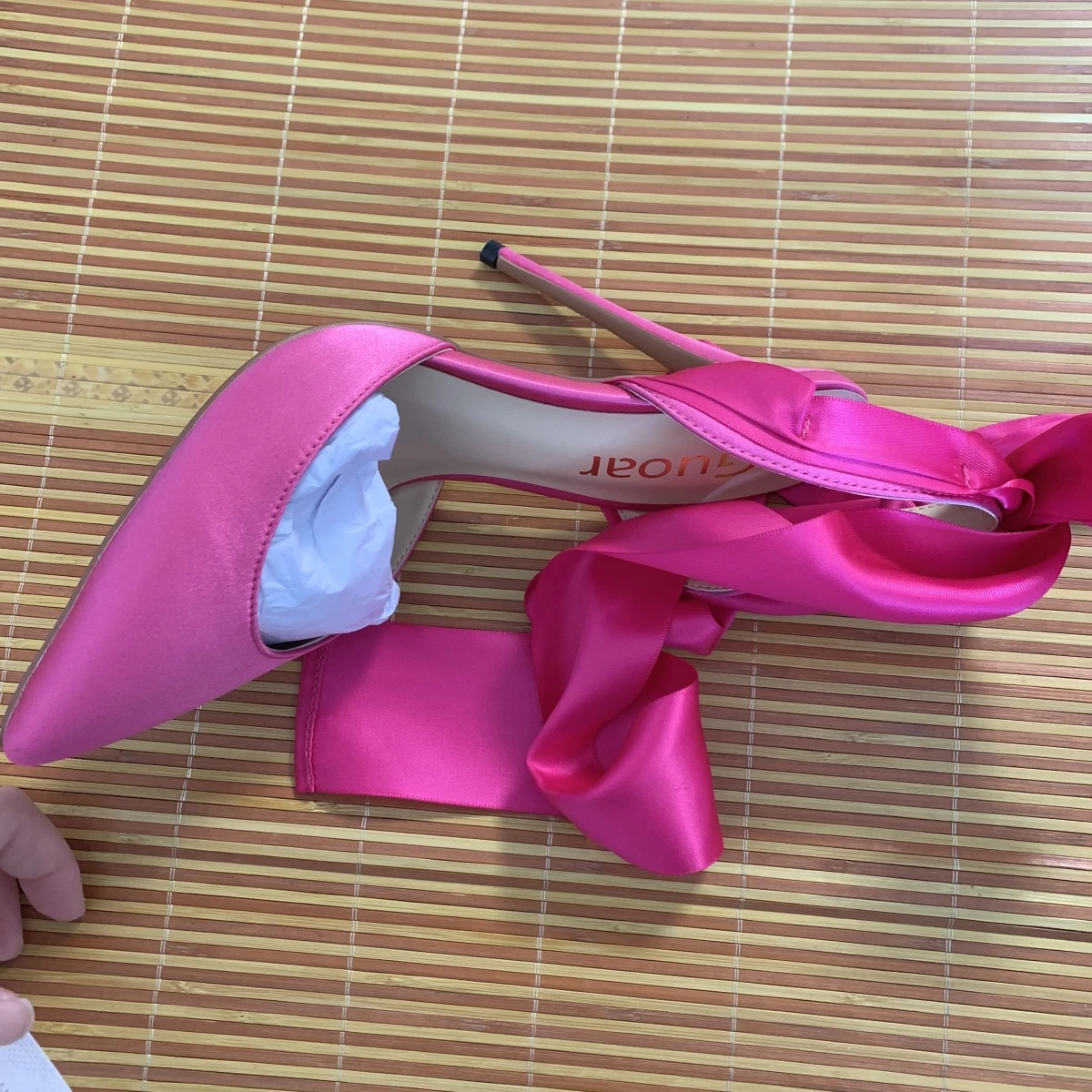 Роскошные дизайнерские женские модные туфли Вечерние лодочки с острым носком на