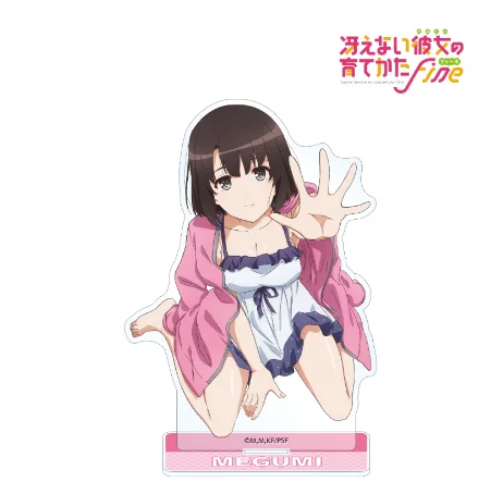 

Anime Saekano: How to Raise a Boring Girlfriend Megumi Kato Acrylic Stand Figure Model Desktop Decor Cosplay Ornaments Xmas Gift
