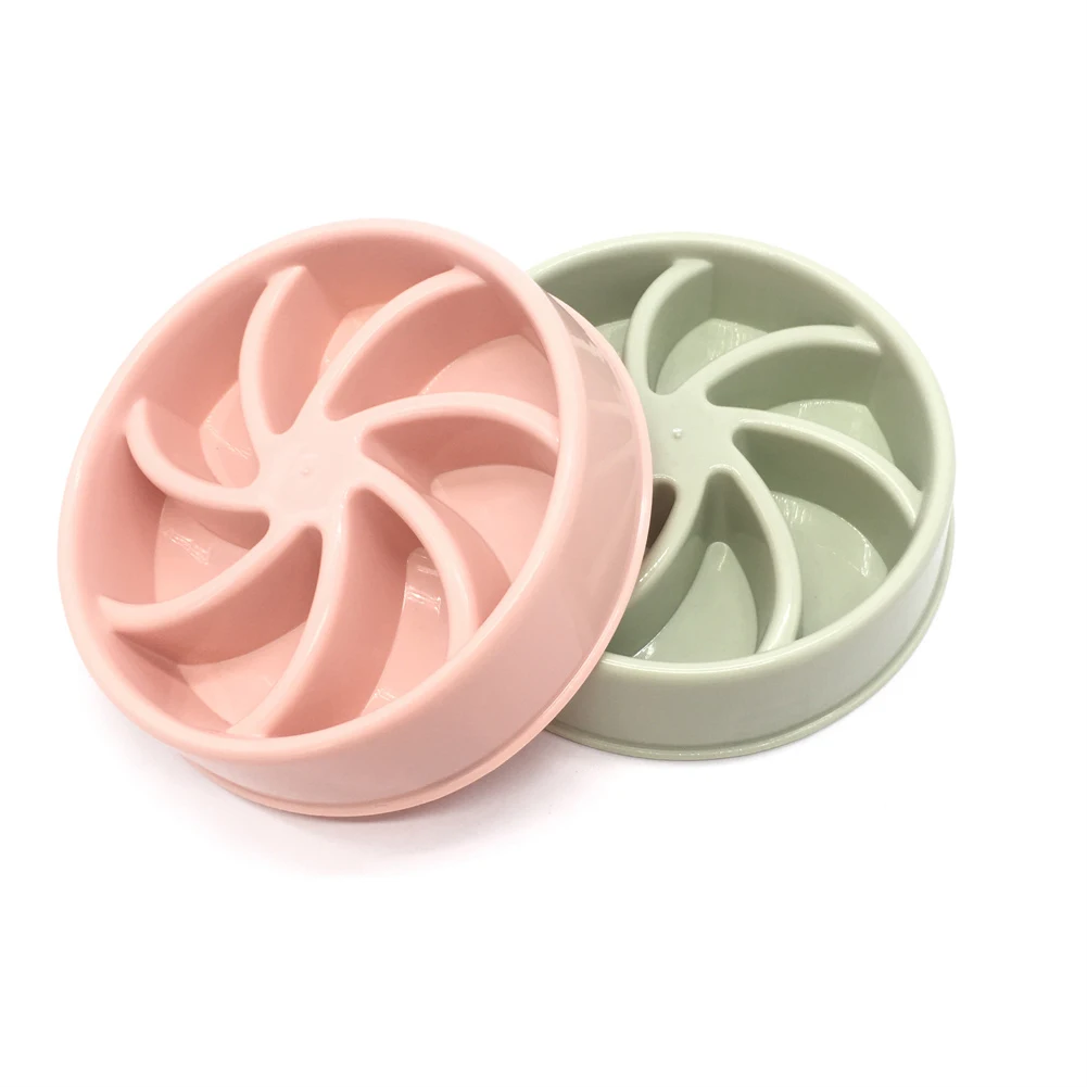 Пластиковая миска для собак Модель ветра медленного питания предотвращение