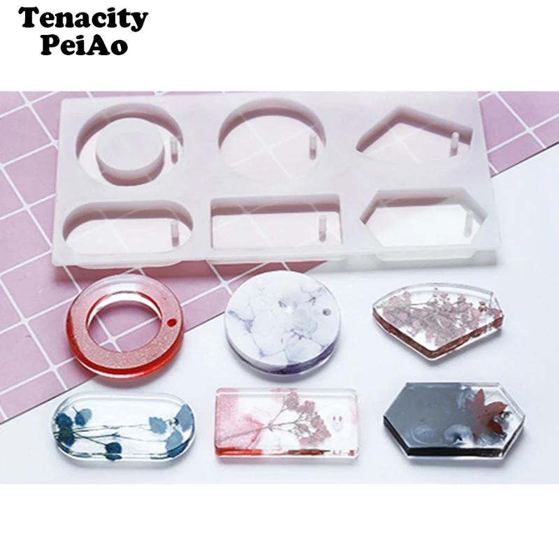 1 шт. силиконовая форма для изготовления украшений из жидкой эпоксидной/УФ смолы|