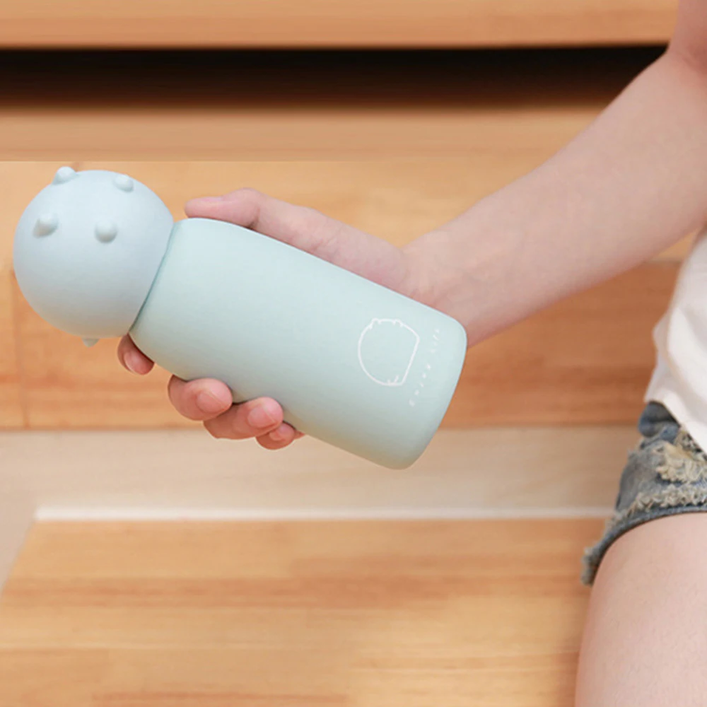 300 мл Q Meng свинка креативная талисман вакуумная колба двойная 304 нержавеющая сталь