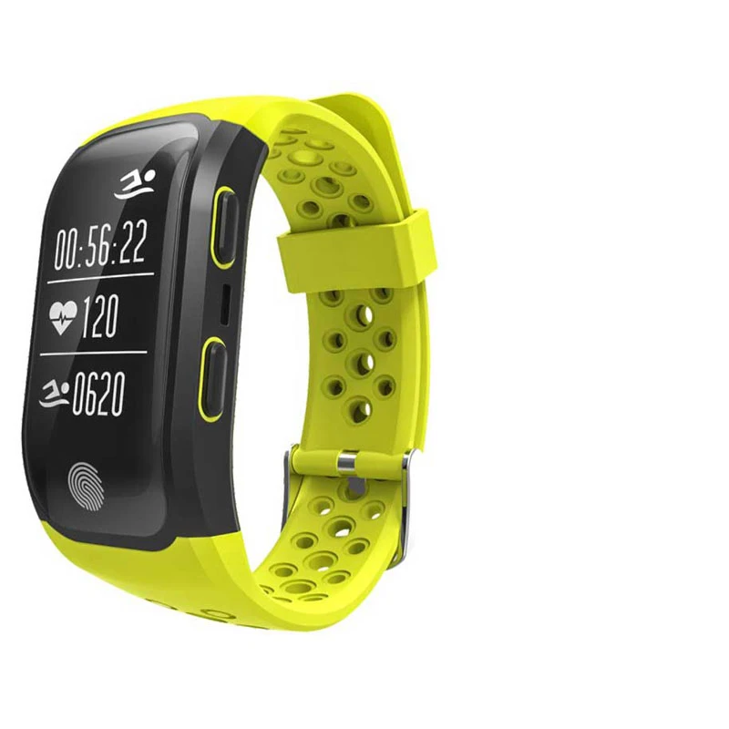 Green S908 Bluetooth GPS трекер Браслет IP68 водонепроницаемый смарт-браслет монитор сердечного ритма фитнес-трекер Смарт-браслет - Цвет: Green