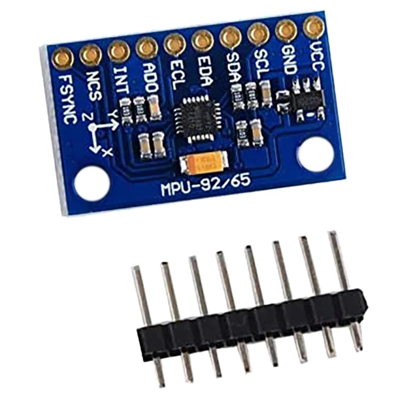 

MPU 9250 GY-9250 SPI/IIC Communication 9 Axis, Module Accelerator, Gyroscope, Compass, Magnetic Field Sensor