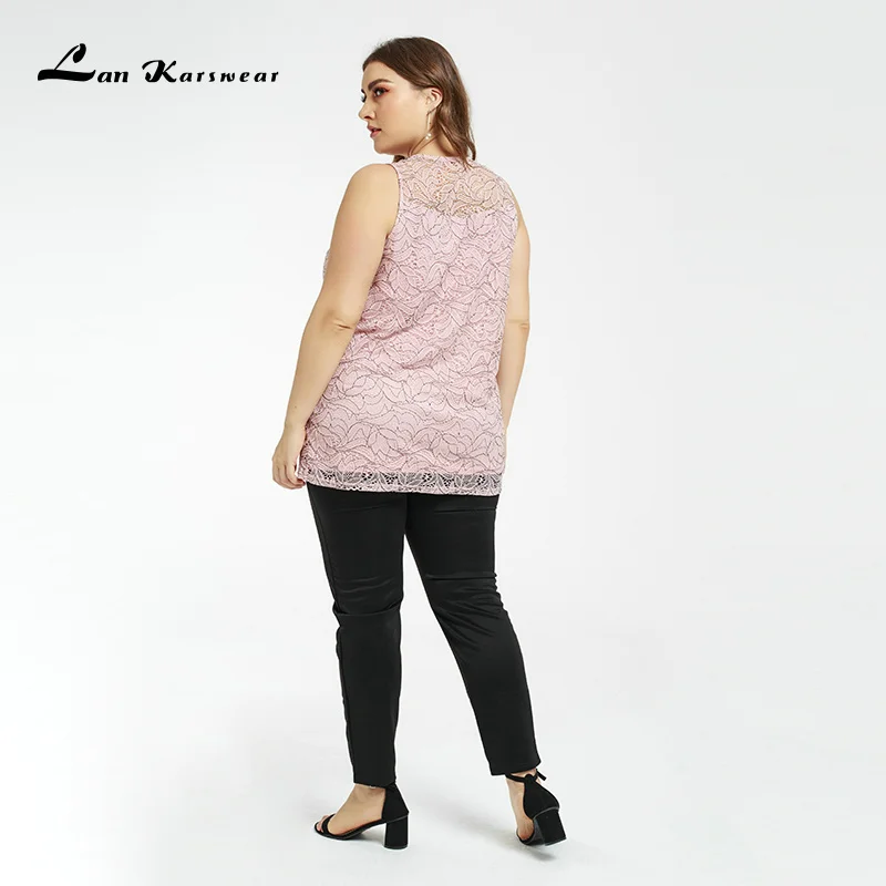 Женская футболка с кружевными вставками Свободный Повседневный однотонный