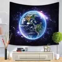 nebula starry tapestry moon and planetary room home decoration wall cloth space universe wall decoration background cloth