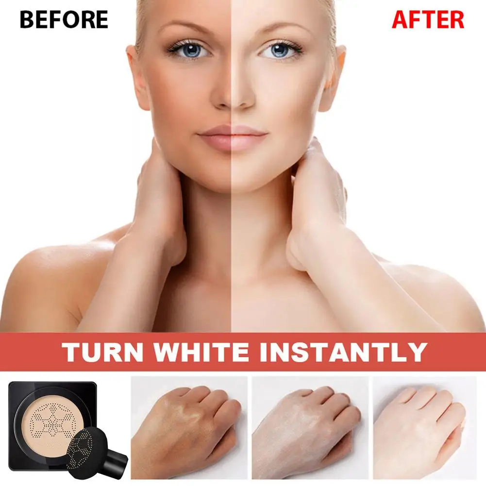 Воздушная подушка в форме гриба крем CC натуральная УВЛАЖНЯЮЩАЯ основа для