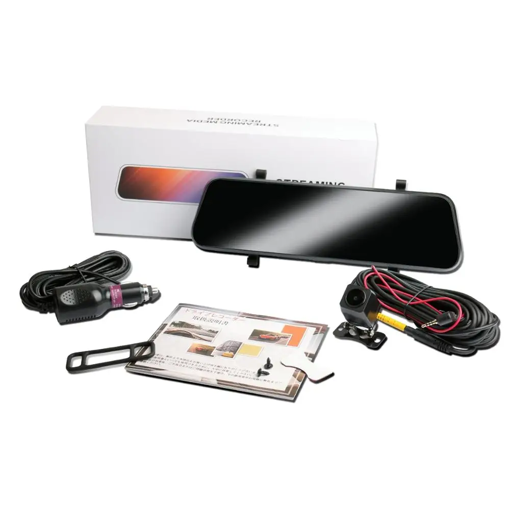 

Vikewe Car Dvr 2K Stream Media RearView Mirror Touch FHD 1080P Dual Lens Video Recorder Night Vision Auto Registrator Dash cam