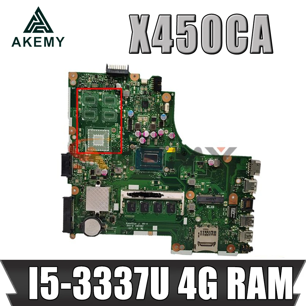 

for X450CA X450CC Laptop Motherboard CPU I5-3337U RAM 4G 100% test ok