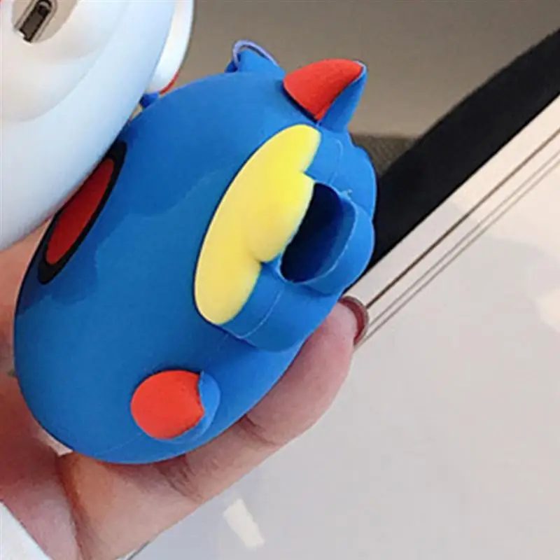 Силиконовый беспроводной чехол для наушников Apple AirPods 1 2 защитный Airpods