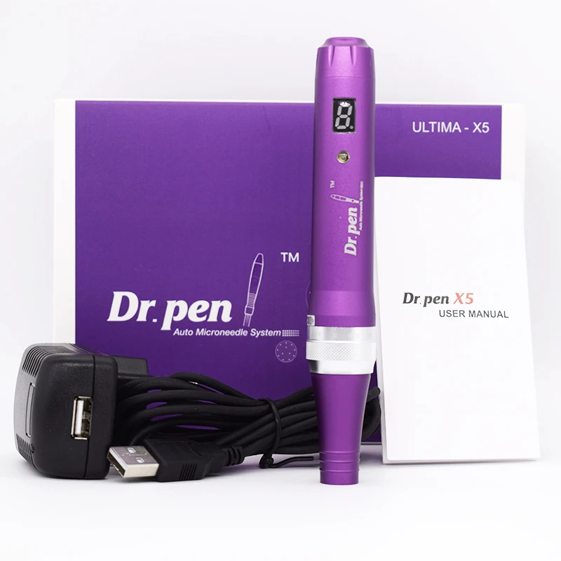 Проводной Dr. Pen X5-C дисплей скорости экран иглы картридж винт татуировки советы Авто Дерма ден для электрической микро Дерма терапии