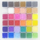 Мини-бусины-предохранители 2,6 мм, 1200 шт.корхама, бусины Perler PUPUKOU, простые в хранении детские железные бусины высокого качества
