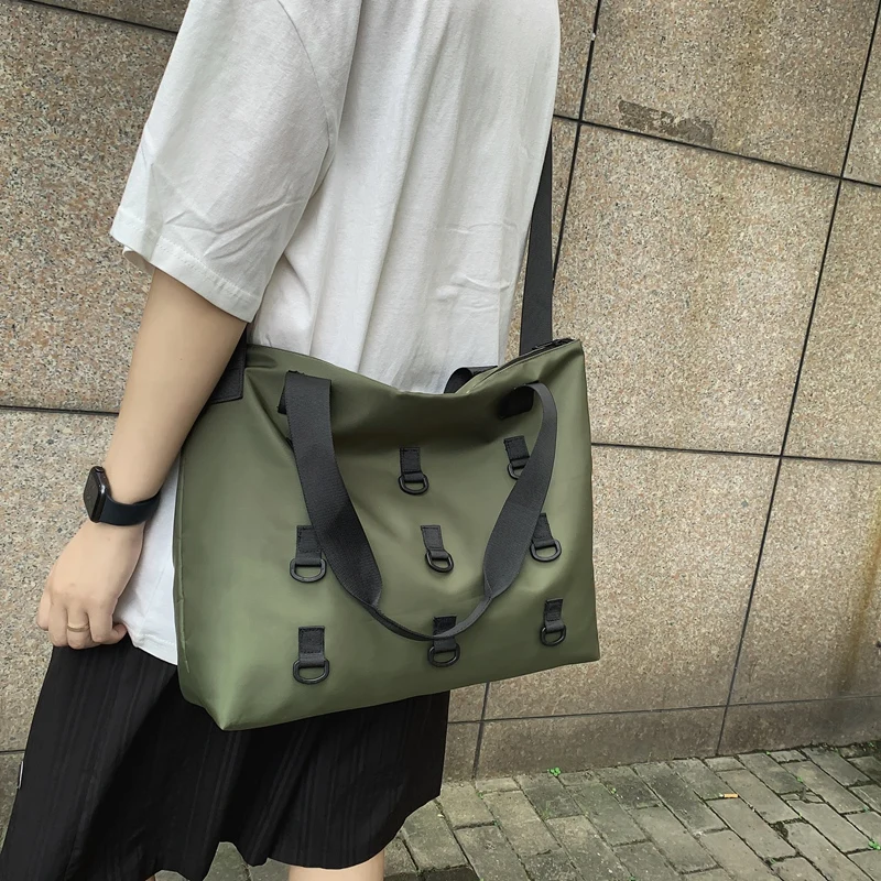 Tiptoegirls 2021 New Fashion Messenger Bag Men Women Shoulder Bag Nylon Handbag Large Capacity Fashion Women's Tote Shopping Bag laifu fashion women handbag vintage tote crossbody bag work shopping dating nylon waterproof handbag