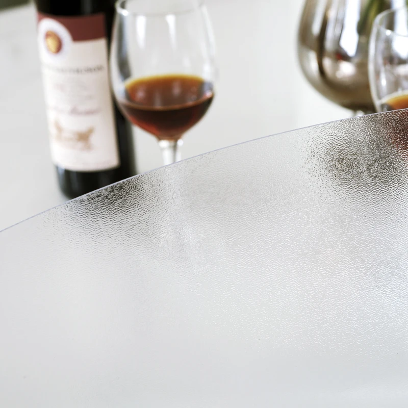 ПВХ скатерть водонепроницаемая прозрачная коврик для стола кухонный узор