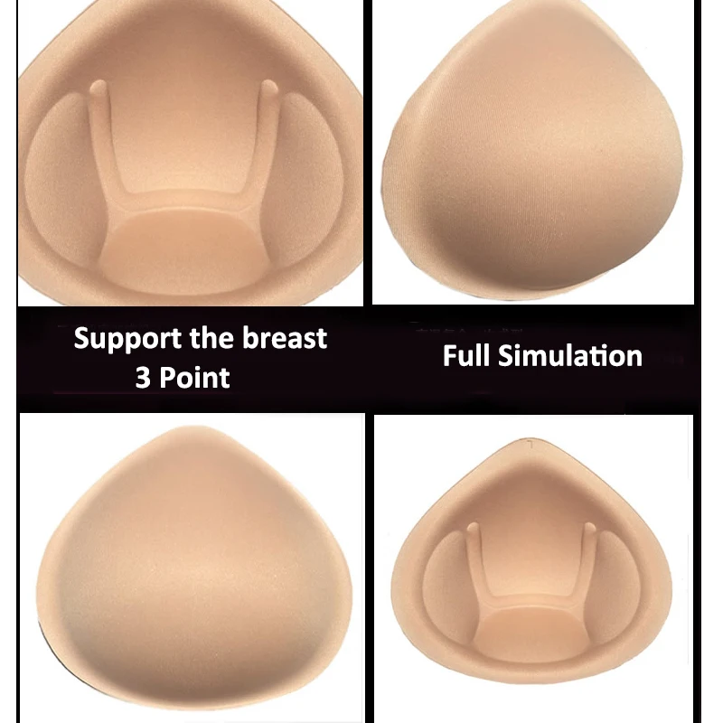 1 пара фальшивые реалистичные губчатые формы для груди поддельные купальники