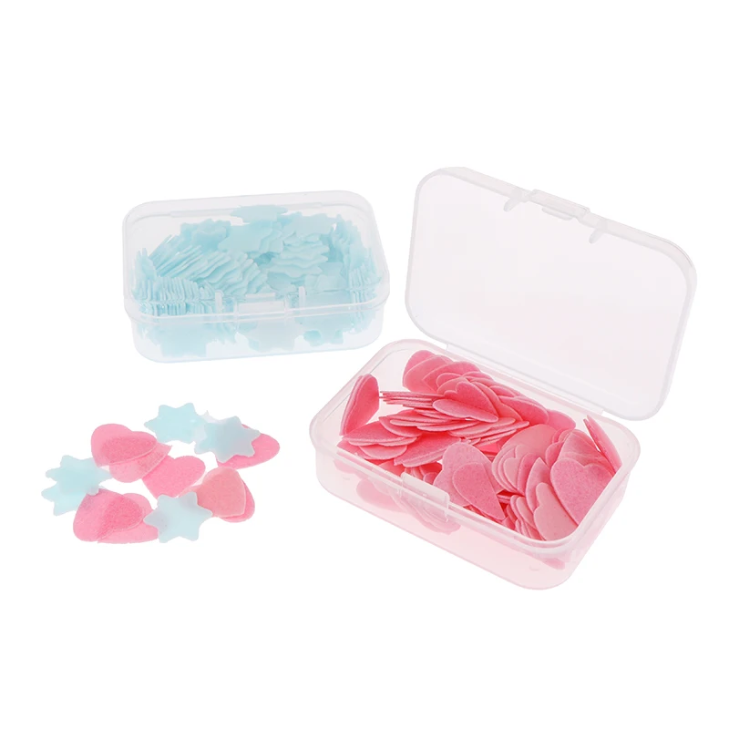 

15g/box Disinfecting Paper Soaps Washing Hand Slice Sheets Foaming Soap Box Pape Travel Convenient Disposable Scented Slice Home