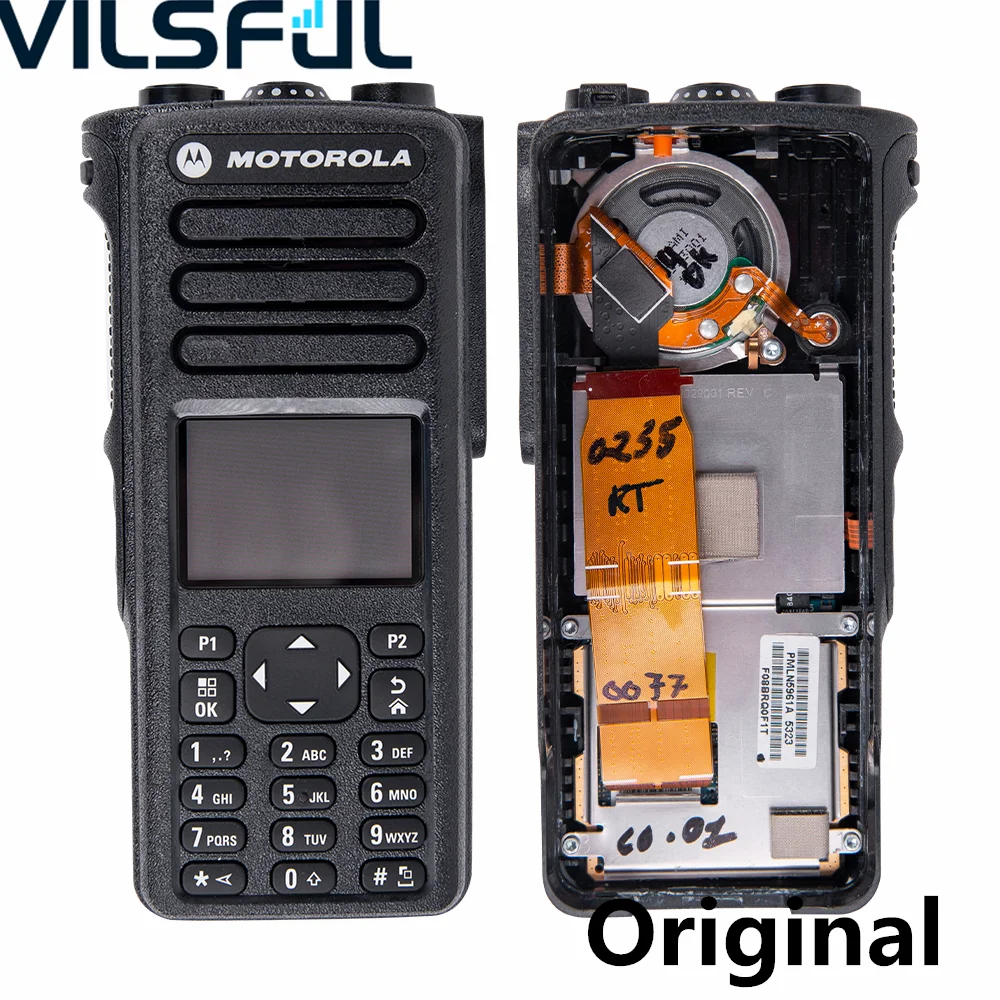 Replacement Front Housing Case for Motorola DP338D Walkie Talkie Radio