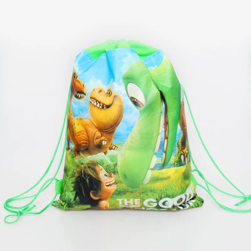 1 шт. сумки на шнурке с динозавром из мультфильма Детские рюкзаки обувь для