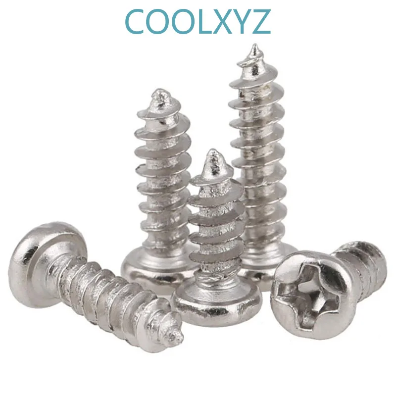 COOLXYZ миниатюрные саморезы с круглой головкой небольшие Саморезы Из Закаленного