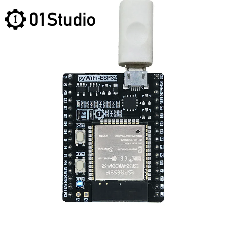 Фото pyWiFi-Демонстрационная плата разработки ESP32, совместимая с беспроводным программированием MicroPython WiFi IOT pyBoard №2