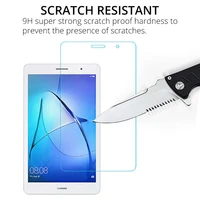 for huawei mediapad t3 8 0 hd bubble free scratch resistant tablet tempered glass screen protector film cover