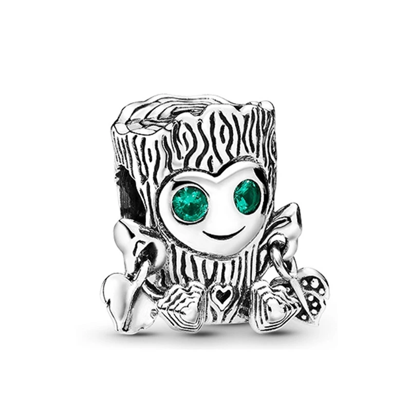 2019 новый оригинальный 925 стерлингового серебра бисера сладкий Дерево Монстр Шарм