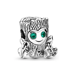 2019 новый оригинальный браслет из стерлингового серебра 925 пробы с подвеской в виде дерева и монстра для браслета Пандоры, женское ожерелье, самодельные Украшения