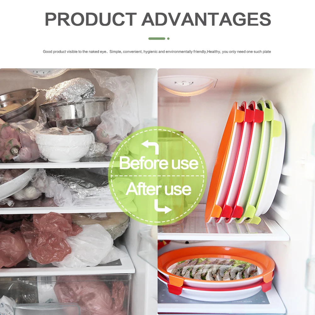 Умный лоток инновационный для хранения продуктов пластиковый контейнер набор