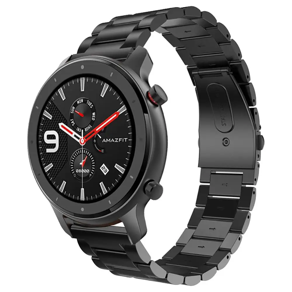 Amazfit 47 мм GTR Универсальный сменный Браслет из нержавеющей стали ремешок 22 мм ремешок для Xiaomi Huami Amazfit GTR