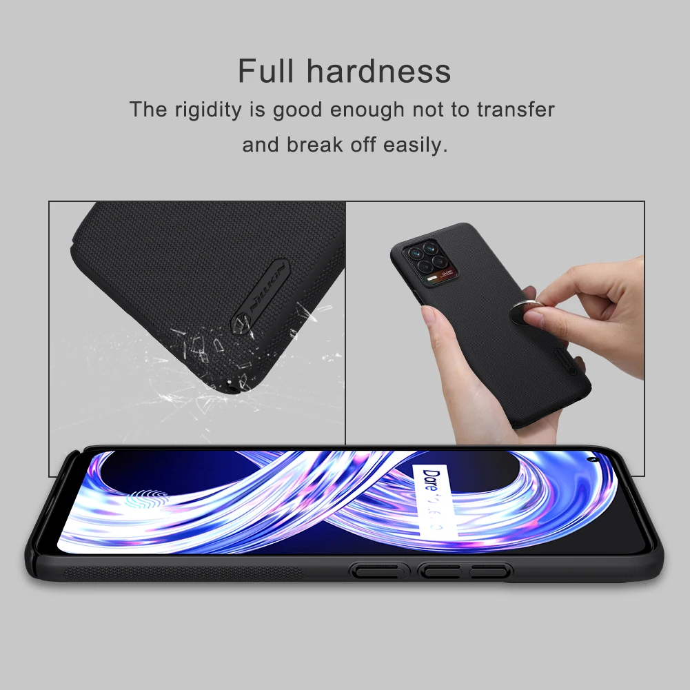 Для Realme 8 Pro Чехол чехол уникальный шероховатый NILLKIN жесткая задняя крышка из ПК