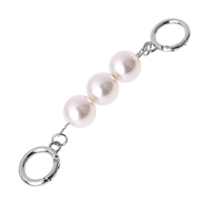 

Bag Strap Extender Artificial Pearl Replacement Bag Chain Strap for Purse Clutch Handbag (5.1 Inch/ 13 cm)
