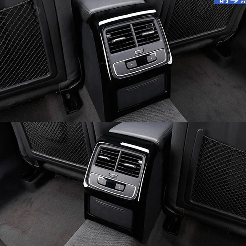 Car Rear Air Vent Frame Cover Sticker For AUDI A4L A5 2017 2018 2019 Interior Styling Accessories | Автомобили и мотоциклы