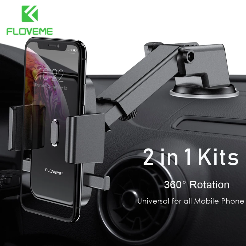 FLOVEME 2 в 1 комплект автомобильный держатель для телефона крепление на