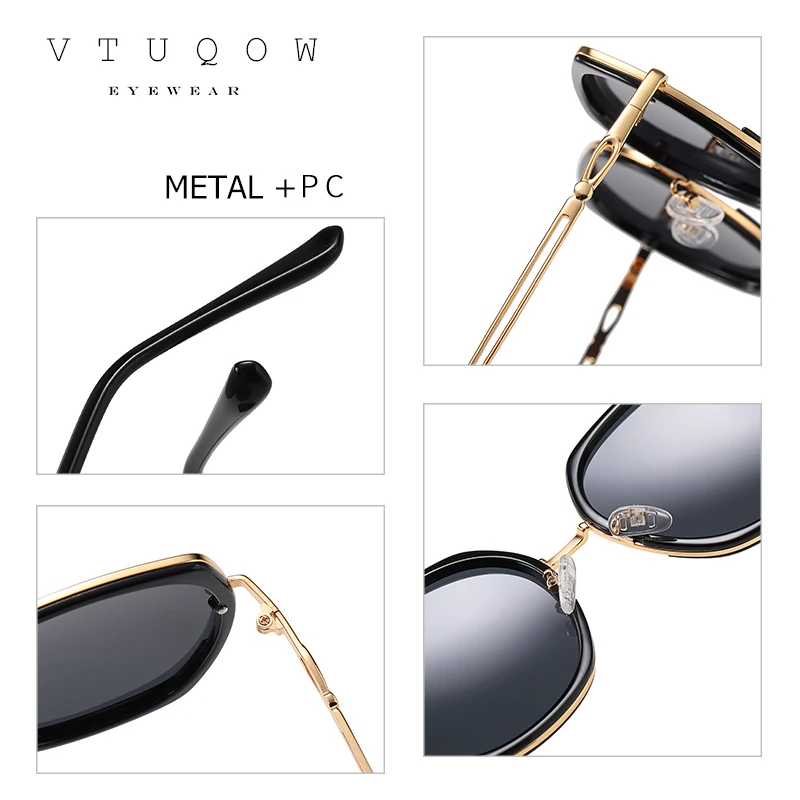 

New Korean Cat Eye Polarized Sunglasses Women Vintage Famous Outdoor Gradient Driving Sun Glasses For Women Travel Shades UV400