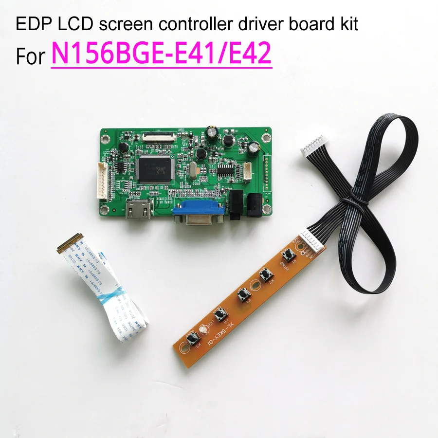 ЖК-экран для ноутбука Innolux N156BGE-E41/E42 EDP 1366*768 30-pins WLED 15," HDMI VGA дисплей драйвер платы DIY kit