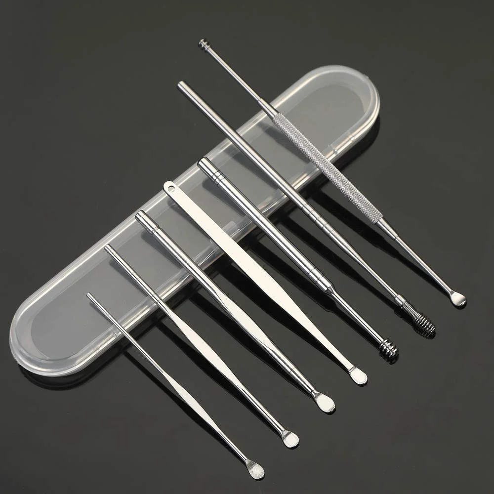 8PCS Acne Blackhead Removal Needles Black Dots Cleaner Head Pore Deep Cleansing Tool Face Skin Care | Красота и здоровье