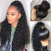 alipretty water wave frontal wig 13x6 lace front wig water wave human hair wigs for women wigs with baby hair lace frontal