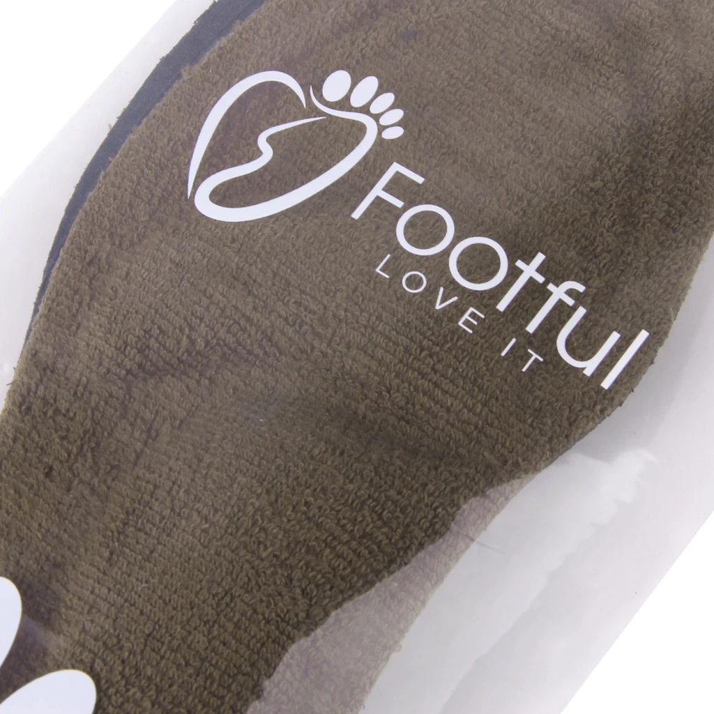 

Footful 1 Pair Breathable Terrycloth Arch Support Insoles with Forefoot Support