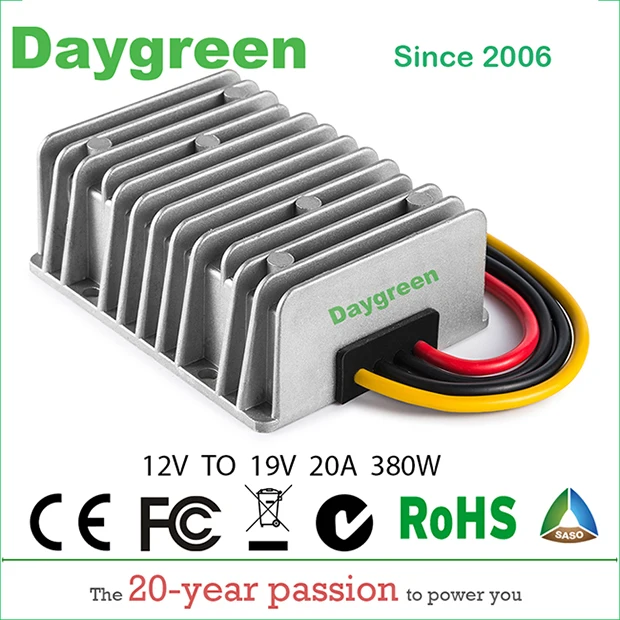 12V TO 19V 20A 11,11 12 V-24 V 19V 3A 5A 8A 10A 15A 20A импульсный повышающий конвертер постоянного/переменного тока регулятор напряжения 28V зарядное устройство для свинцово-кислотная батарея - Цвет: 12V TO 19V 20A