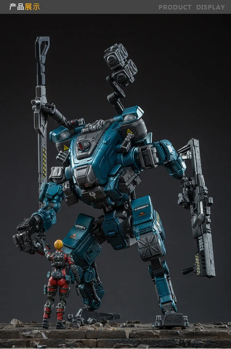 1/25 JOYTOY Аниме Фигурки игрушки Трансформация Робот Бог войны 86 синий Коллекционное издание подарок