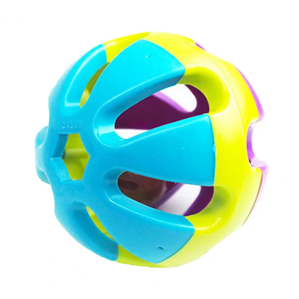 

Natural Durable Colorful Playing Ringing Ball Shape Small Ball Dog/cat Training Chewing Playing for Pet Toys With Squeaky Sound