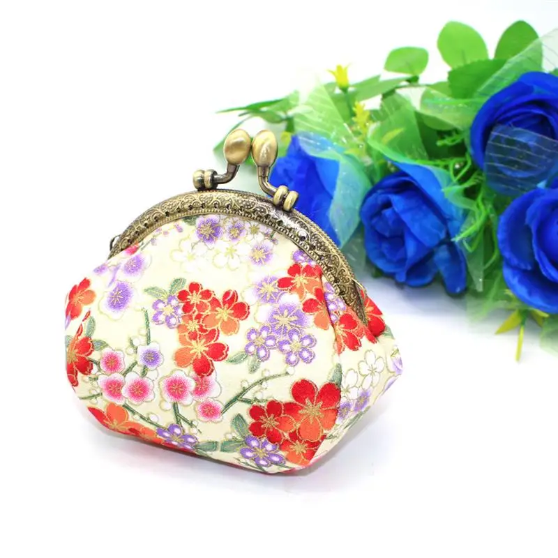 Coin Purse Fashion Ethnic Style Clasp Closure Change Key Card Holder Pouch Female Small Wallet for Women | Багаж и сумки