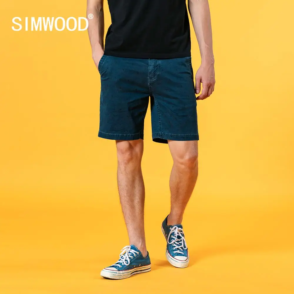 SIMWOOD 2022 летние новые шорты с цветочным принтом мужские в итальянском стиле длиной