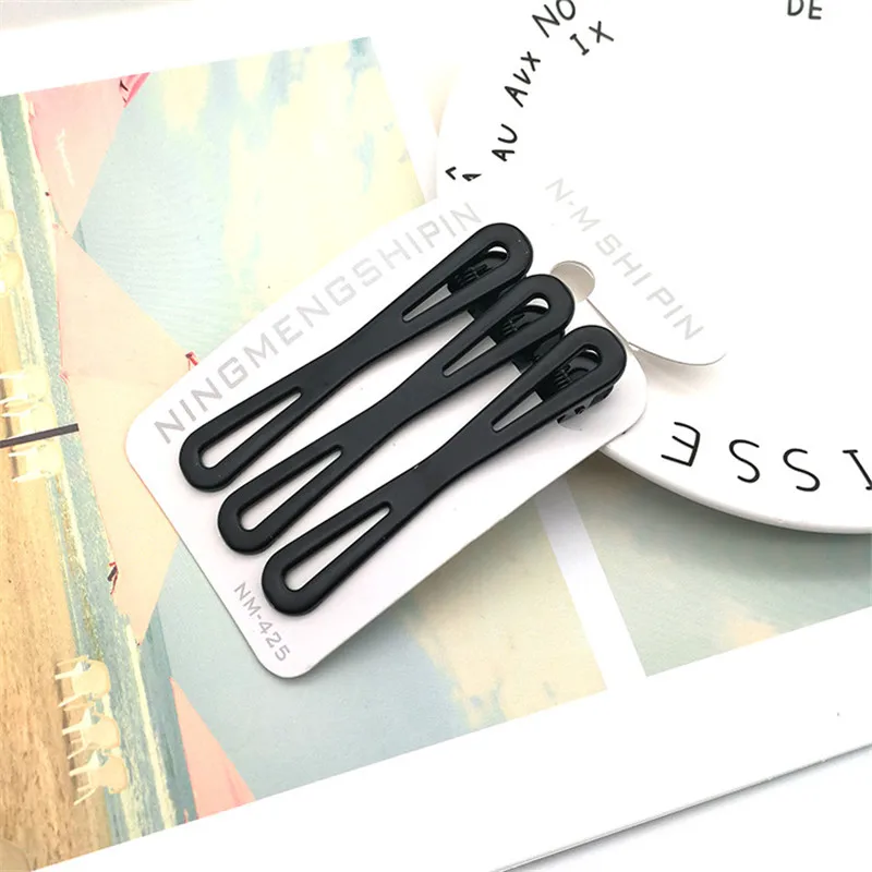 Корейские модные популярные простые шпильки с сердечками черная брошь Бобби