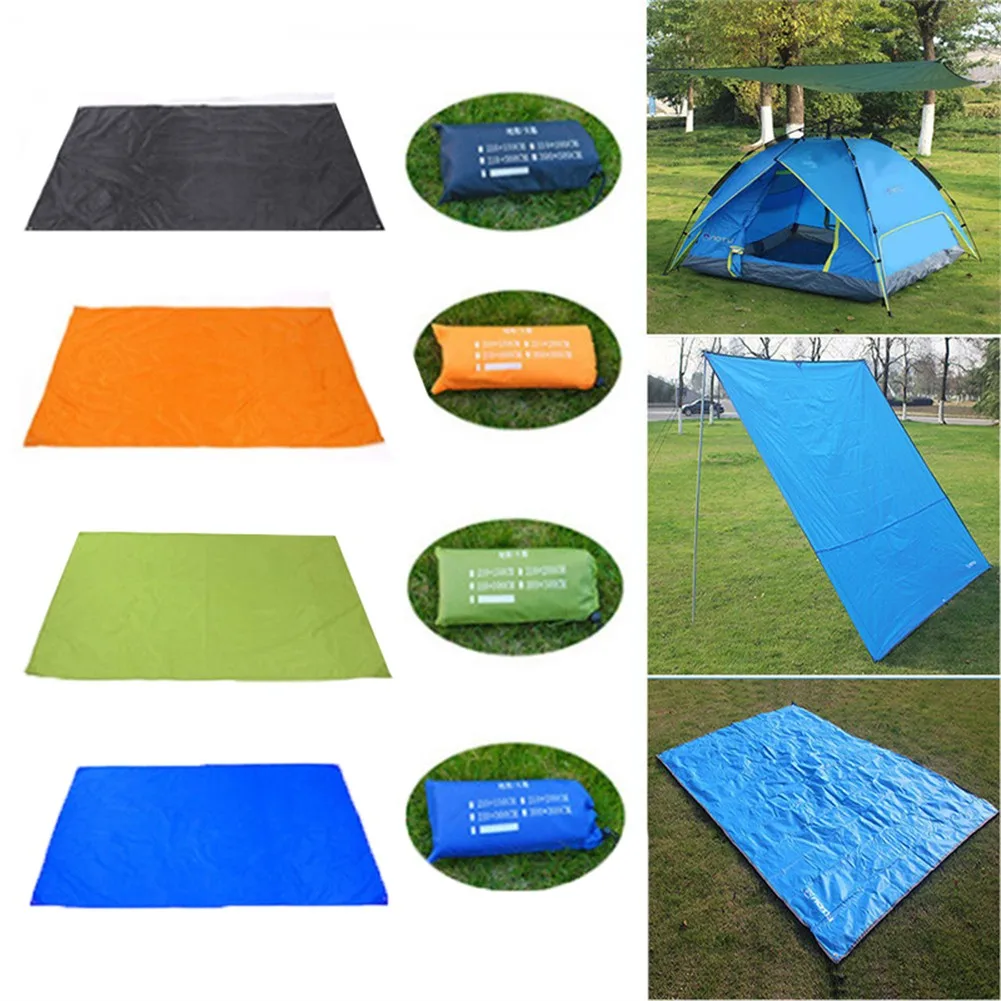 

Палатка-брезент для кемпинга, навес от солнца и дождя, влагостойкий пляжный коврик для пикника, уличный водонепроницаемый тент для кемпинга...