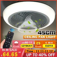 36w72w 110v220v 45cm dimmable led ceiling fan light remote control fan with lighting adjustable wind speed led air cooler lamp