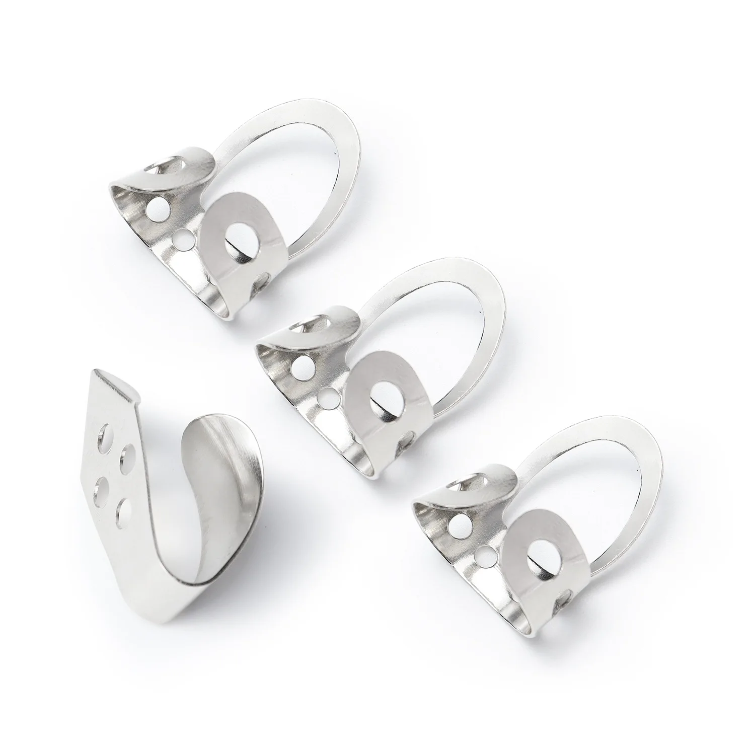 

4pcs metal 1 Thumb And 3 Finger Nail Guitar Picks Plectrums Set Metal Acoustic Electric Bass Guitar Accessories