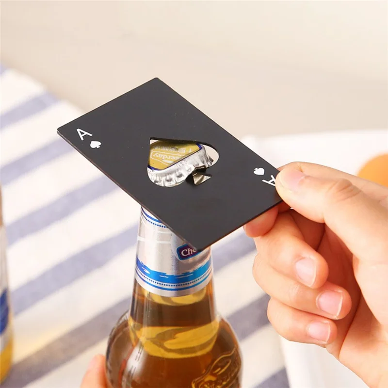 

Multitool Poker Stainless Steel Pocket Card Bottle A Credit Beer Opener Gear Multi Edc Wallet Spade Multipurpose Outdoor Tools