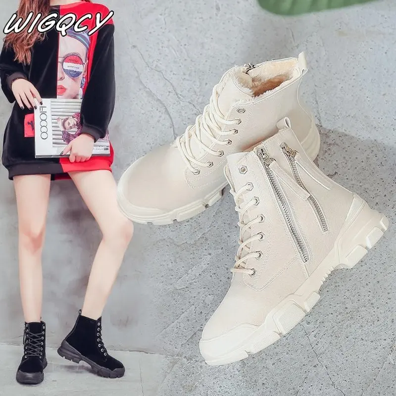 Новинка женские ботинки для инструментов высокие ботильоны на шнуровке и